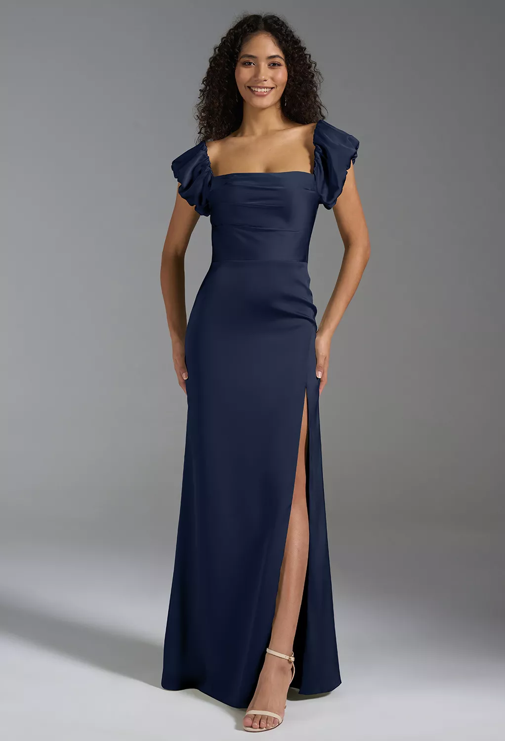 AW Samara Dark Navy  Convertible Long Bridesmaid Dresses